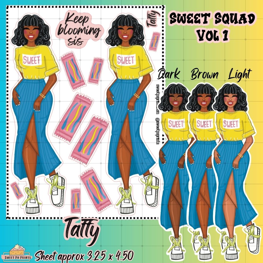 Squad BUNDLE-SAME COLOR-Minty, Lolli, Taffy, Caramel, Toffee| Sweet Squad Collection | Volume 1