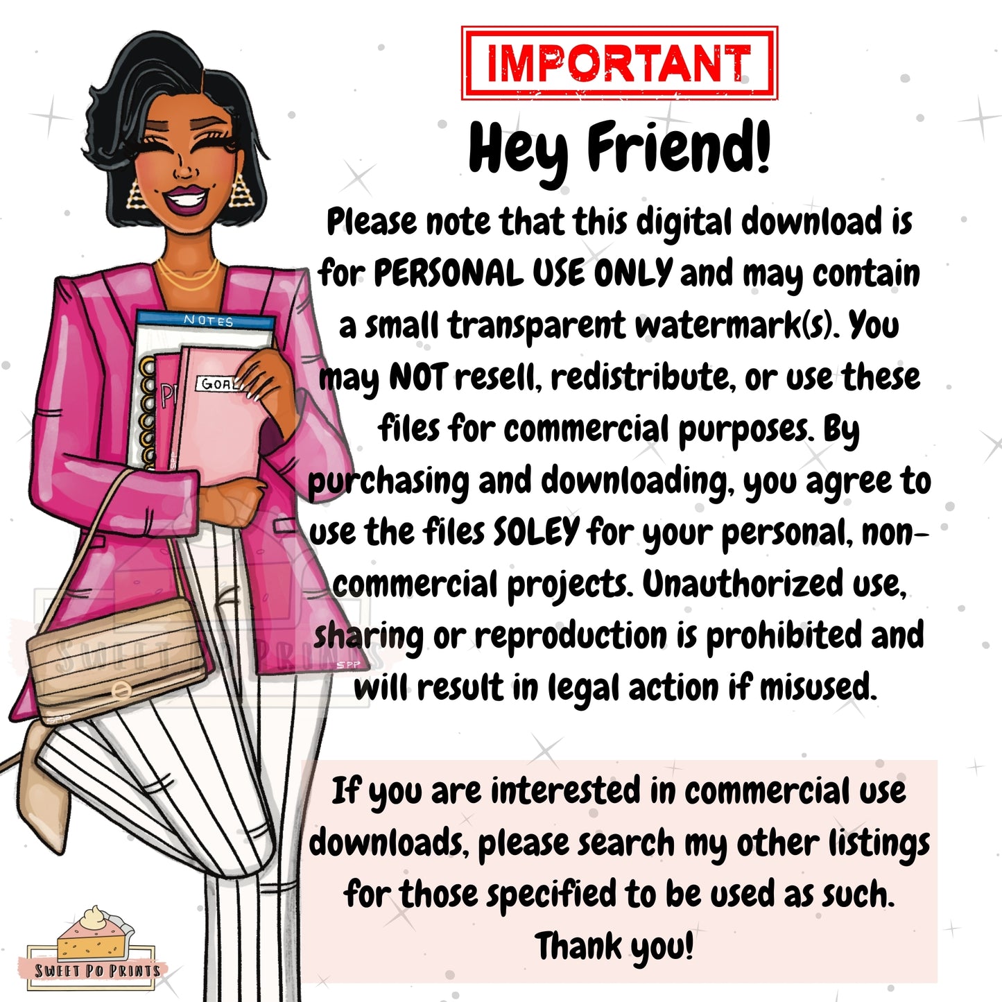 Digital Planner Doll and Deco PNG | Halloween Collection | Dalmation Doll | Personal Use