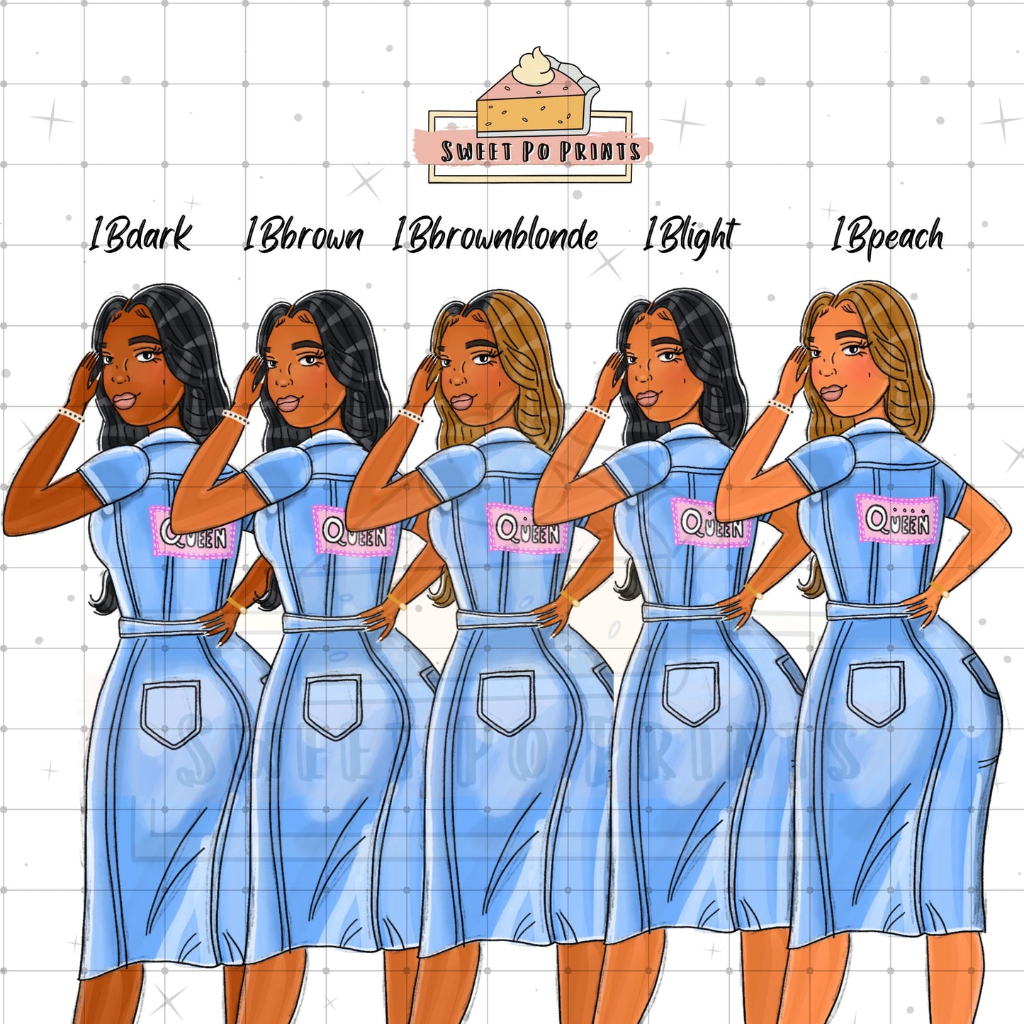 Planner Sticker Sheet| Planner Dolls | Fashion Illustrations | Journal Stickers | Planner Decor | Sticker Dolls