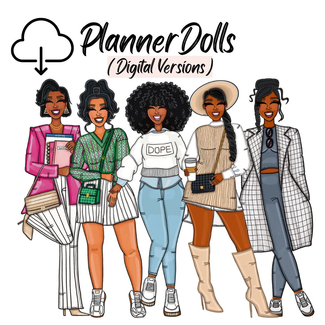 Digital Downloads-Planner Dolls-Personal Use