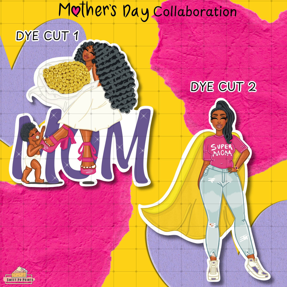 Dye Cut Stickers | Mother's Day Collab | Generation Family Sticker | S ...